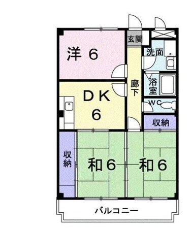 ヴィレッジ愛の物件間取画像
